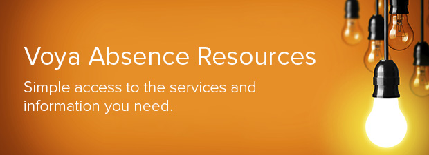 Voya Absence Resources - Login